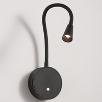 Lampa ścienna do czytania Sulta 642301103-1 Elkim LED 3W 3000K włącznik czarna