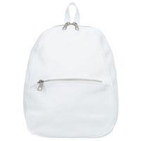 VERA PELLE plecak damski skórzany elegancki klasyczny V565 biały