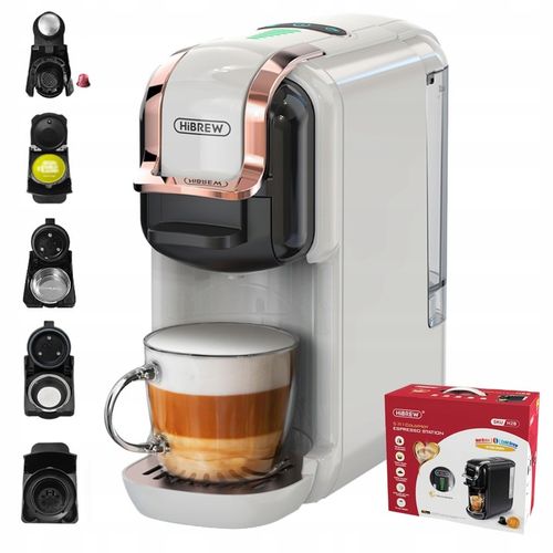 HiBREW H2B 5w1 Multi Capsule Ekspres do kawy 5w1 19Bar Wskaźnik LED na Arena.pl
