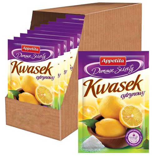 Appetita Domowe Sekrety Kwasek cytrynowy 20 g x 30 sztuk na Arena.pl