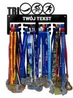 Wieszak na medale TRI twoje imię dowolny tekst 46.3
