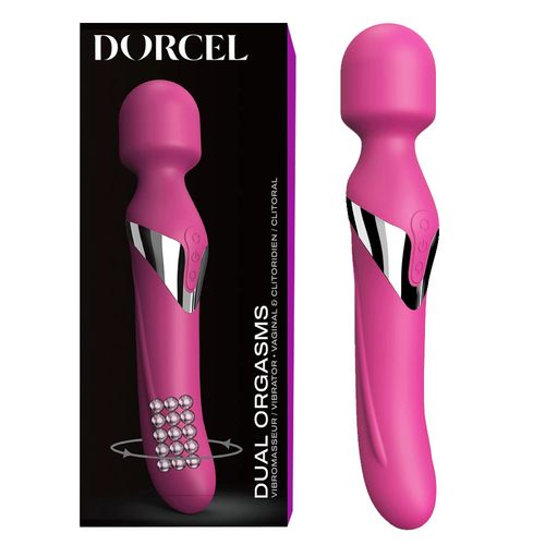 wibrator dwustronny z rotacją. mocny. masażer .dual orgasms magenta na Arena.pl