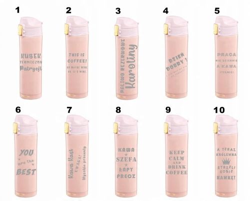 Kubek Termiczny z grawerem 420ml Twój Tekst dla Nauczyciela prezent na Arena.pl