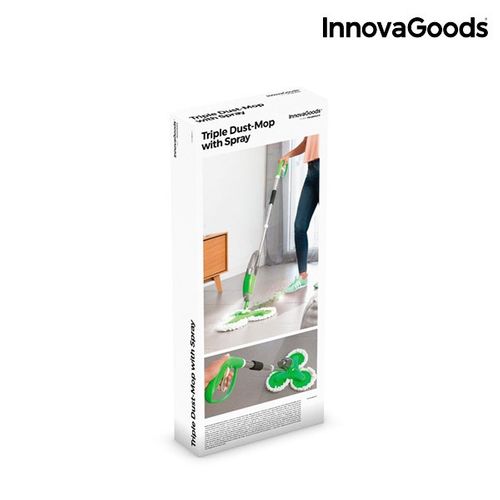 InnovaGoods Triple Dust Mop with Spray na Arena.pl