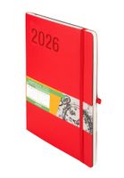 KALENDARZ 2026 IMPRESJA B5 TDW CZERWONY ANTRA