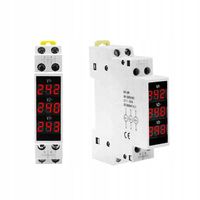 WOLTOMIERZ WSKAŹNIK NAPIĘCIA 3FAZ DIN 80-500VAC