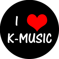 Przypinka I ♥ K-MUSIC