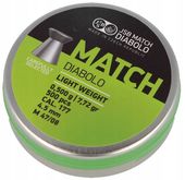Śrut JSB Light .177 Match 4,50mm 0,500g 500szt
