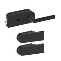 ZESTAW OKUĆ DO DRZWI SZKLANYCH NA KLUCZ PRAWY