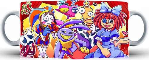 Kubek ceramiczny The Amazing Digital Circus - Niesamowity cyfrowy cyrk na Arena.pl