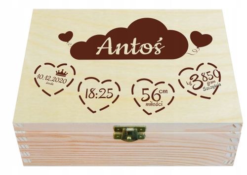 PUDEŁKO WSPOMNIEŃ PREZENT CHRZEST ROCZEK METRYCZKA na Arena.pl