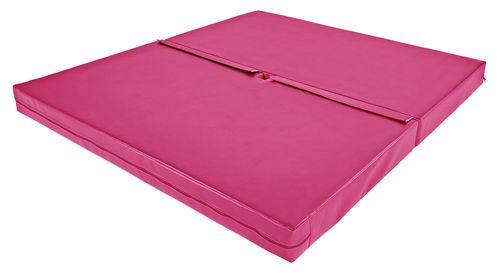 Materac Pole Dance UNDERFIT 130 x 120 x 10 cm miękki różowy na Arena.pl