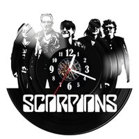 Zegar ścienny z płyty winylowej Scorpions 785.14