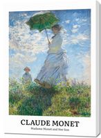 Obraz 70x100cm Design Madame Monet, Monet Vintage do Salonu