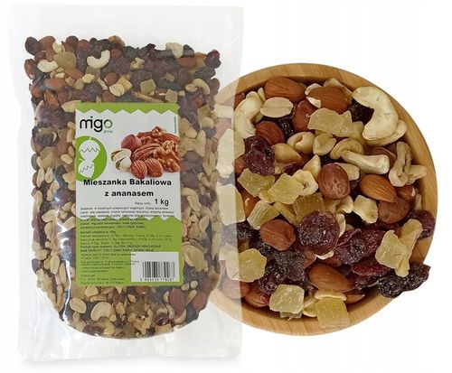 ZESTAW x2 MIESZANKA Bakaliowa z Ananasem 1KG MIX na Arena.pl