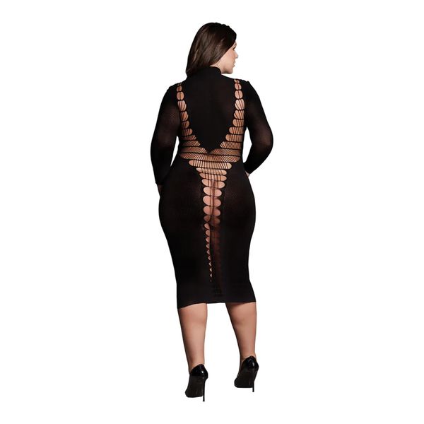 Carme Xi - Dress With Turtleneck - Plus Size zdjęcie 5