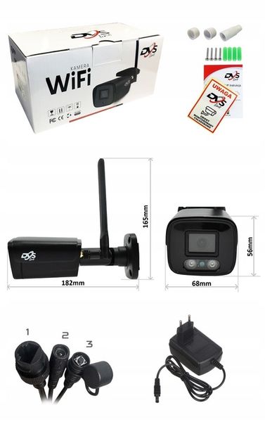 Czarna kamera zewnętrzna bezprzewodowa IP WiFi SMART NADZÓR iOS Android APP zdjęcie 10