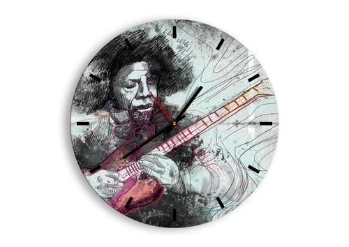 Zegar Ścienny - Gitara Muzyka  - 40X40 Cm - C3Ar40X40-2559 na Arena.pl