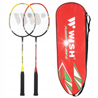 Zestaw Rakiety Paletki Do Gry W Badmintona ISODYNAMIC + Pokrowiec WISH