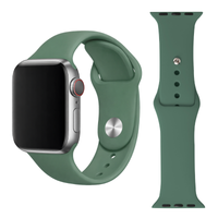Pasek do Apple Watch 42 44 45 49mm silikonowy opaska bransoleta zielony