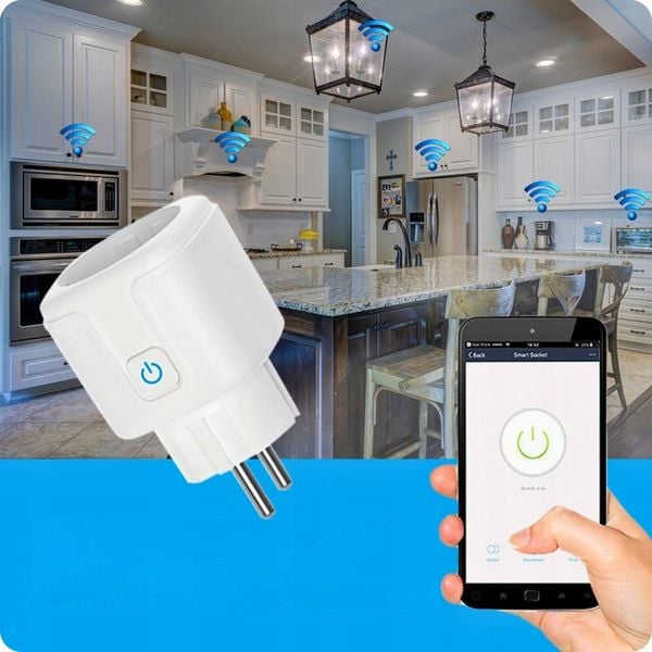 INTELIGENTNE GNIAZDKO WiFi SMART TUYA WATOMIERZ PROGRAMATOR TIMER zdjęcie 8