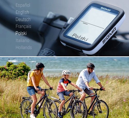 MARKOWY LICZNIK ROWEROWY SIGMA 10.0 IPX8 POLSKIE MENU TERMOMETR START/STOP na Arena.pl
