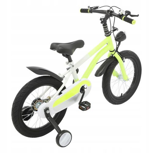 Rower 16’ ze światłami-Rower dziecięcy z kołami Light& Training -żółty na Arena.pl