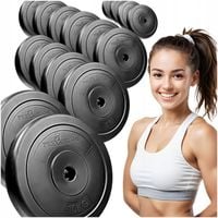 ZESTAW OBCIĄŻEŃ BITUMICZNYCH 60KG TALERZE OBCIĄŻENIE BITUMICZNE NAKŁAD