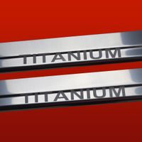 Listwa progowa FORD FIESTA MK7 TITANIUM Stal nierdzewna 304 połysk 2szt