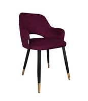 Krzesło Milano noga czarna/złota MG02