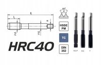 FANAR Gwintownik M3 INOX HSSE-PM HRC40