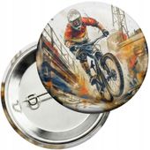 Przypinka z agrafką 59mm - ROWER BMX MTB SPORT