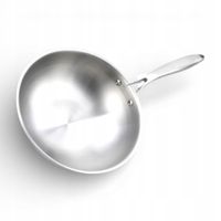 WOK 28 CM stal nierdzewna MASTERPAN INDUKCJA GAZ