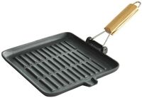 żeliwna patelnia grillowa kinghoff kh-1107 24cm