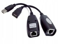 Extender USB po skrętce LAN CAT5 5e 6 50m Wwa