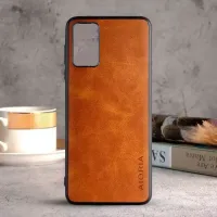 Etui AIORIA LEATHER Xiaomi Redmi10 5G/10 Prime+ 5G India pomarańczowy