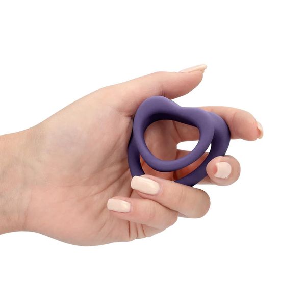 Heart Cockring Set - Violet Storm zdjęcie 8
