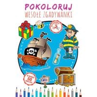 pokoloruj. wesołe zgadywanki - kolorowanka