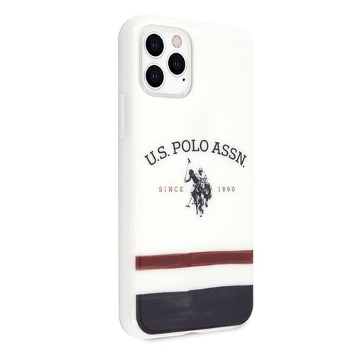 Us Polo Ushcn65Pcstrb Iphone 11 Pro Max Biały/white Tricolor Pattern Collection na Arena.pl