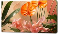 Obraz 100x60cm Pomarańczowy Raj
