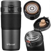 KUBEK TERMICZNY NA KAWĘ HERBATĘ DO SAMOCHODU SZCZELNY ANTYPOŚLIZGOWY