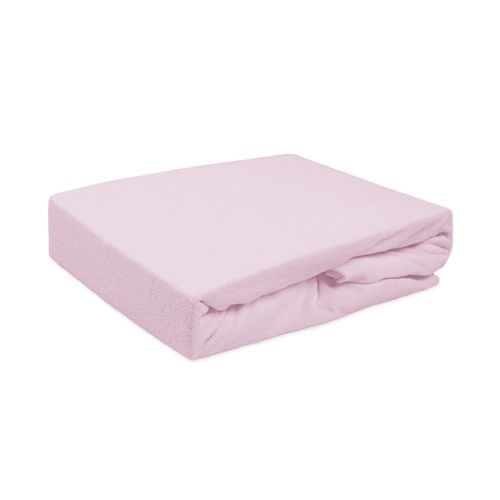 Prześcieradło frotte z gumką 160x200 kolor wrzos na Arena.pl