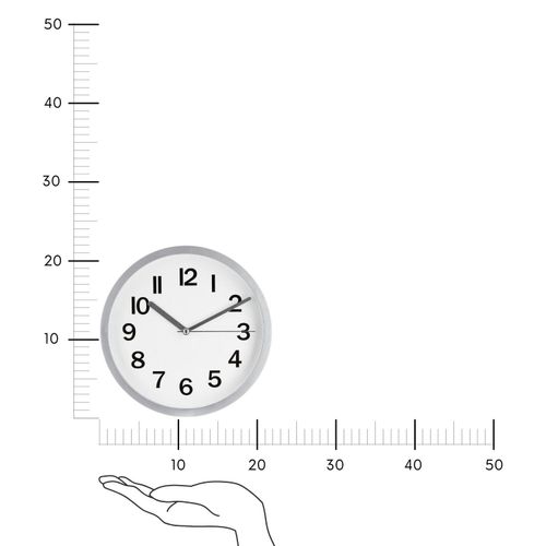 Zegar Loly 22cm srebrny na Arena.pl