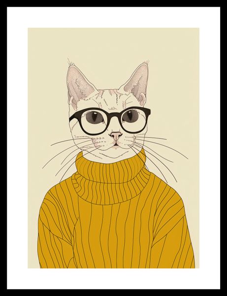 Plakat 25x35cm Intelektualista zdjęcie 3