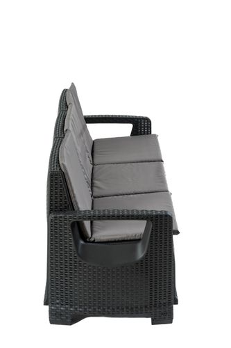 Zestaw Mebli Ogrodowych NAPOLI MIDI 8 Antracyt na Arena.pl