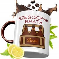 Kubek Bordowy Dla Brata Na Urodziny Prezent Z Nadrukiem Ze Zdjęciem