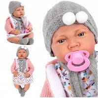 LALKA BOBAS DUŻA INTERAKTYWNA REALISTYCZNA SMOCZEK KINDERPLAY MÓWI 41CM