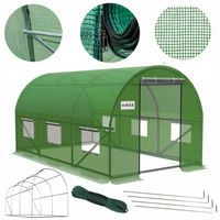 TUNEL FOLIOWY 2,5x4m 250x400cm Ogrodowy SZKLARNIA folia 10m2 MOCNY PREMIUM