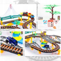 KINDERPLAY KOLEJKA ELEKTRYCZNA TOR WYŚCIGOWY LOKOMOTYWA Z DŹWIĘKIEM AUTA