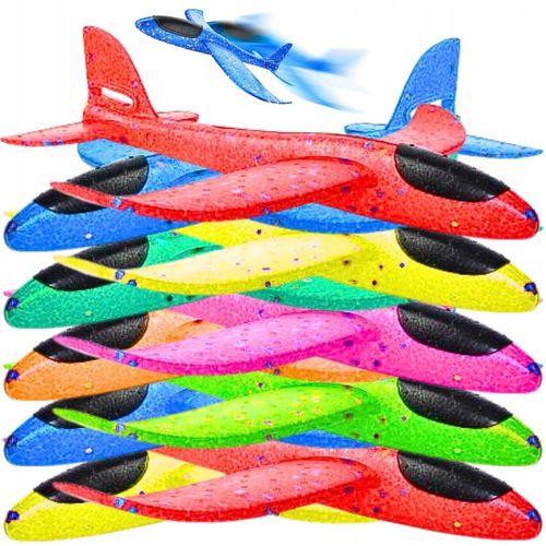 10 x SAMOLOT Styropianowy SZYBOWIEC Styropianowy RZUTKA XXL Duży 48 cm na Arena.pl